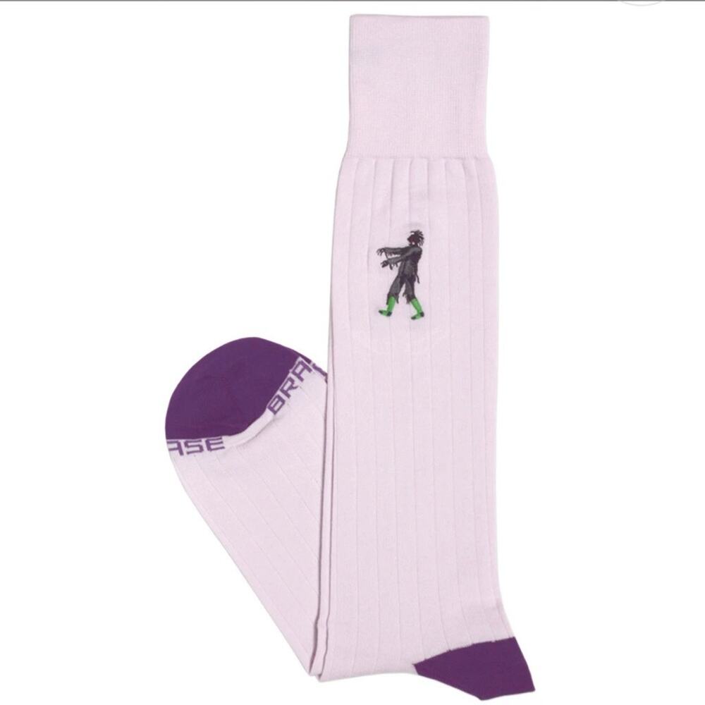 Soxfords “The Zealous Zombie” Embroidered Socks 2/$15